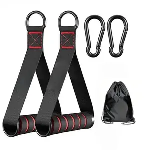 Dual Color Handle Resistance Band, Handheld Pull Rope, Workout Straps, Home Gym Exercise Tool, Unisex Fitness Equipment, Stretching Accessories (multiple Colors)