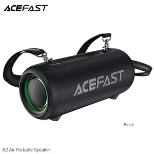 ACEFAST K2 Portable Wired Speaker with Built-in Mic - Black Compact Clear Audio