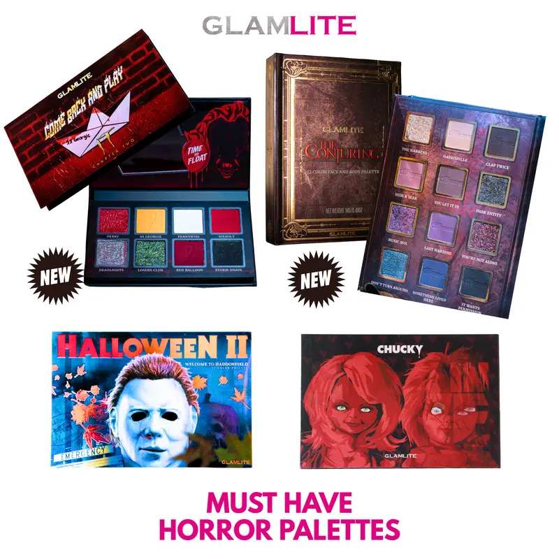 Glamlite MUST HAVE Horror Palettes