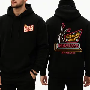 Custom oak vintage "no seats" hoodie, vintage southern rock pattern pullover, country street style sweatshirt, suitable for concerts and casual summer nights, inspired by religious attire, birthday gift, cotton double-sided print, comfortable