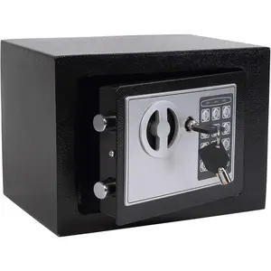 Deluxe Digital  Safe Box Key Keypad Lock  Office Hotel Business    Use Storage  (BLACK)