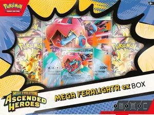 Pokemon Ascended Heroes Mega Feraligatr ex Box