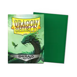Dragon Shield Standard Matte Sleeves: Emerald (100ct.)