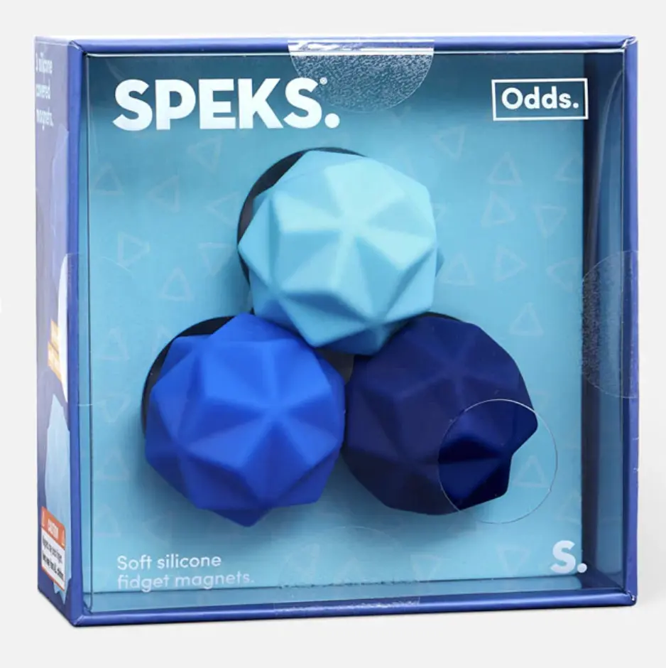 Authentic SPEKS Odds Silicone Magnets – Textured Magnetic Fidget 3-Pack