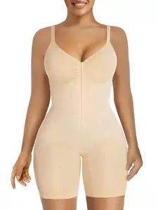 SCULPT-GLAM Shapewear for Women Tummy Control Bodysuits Zip-Up Comfort Ultra Stretch Fabric Customizable Fit Breathable Mesh Design Comfortable Fit