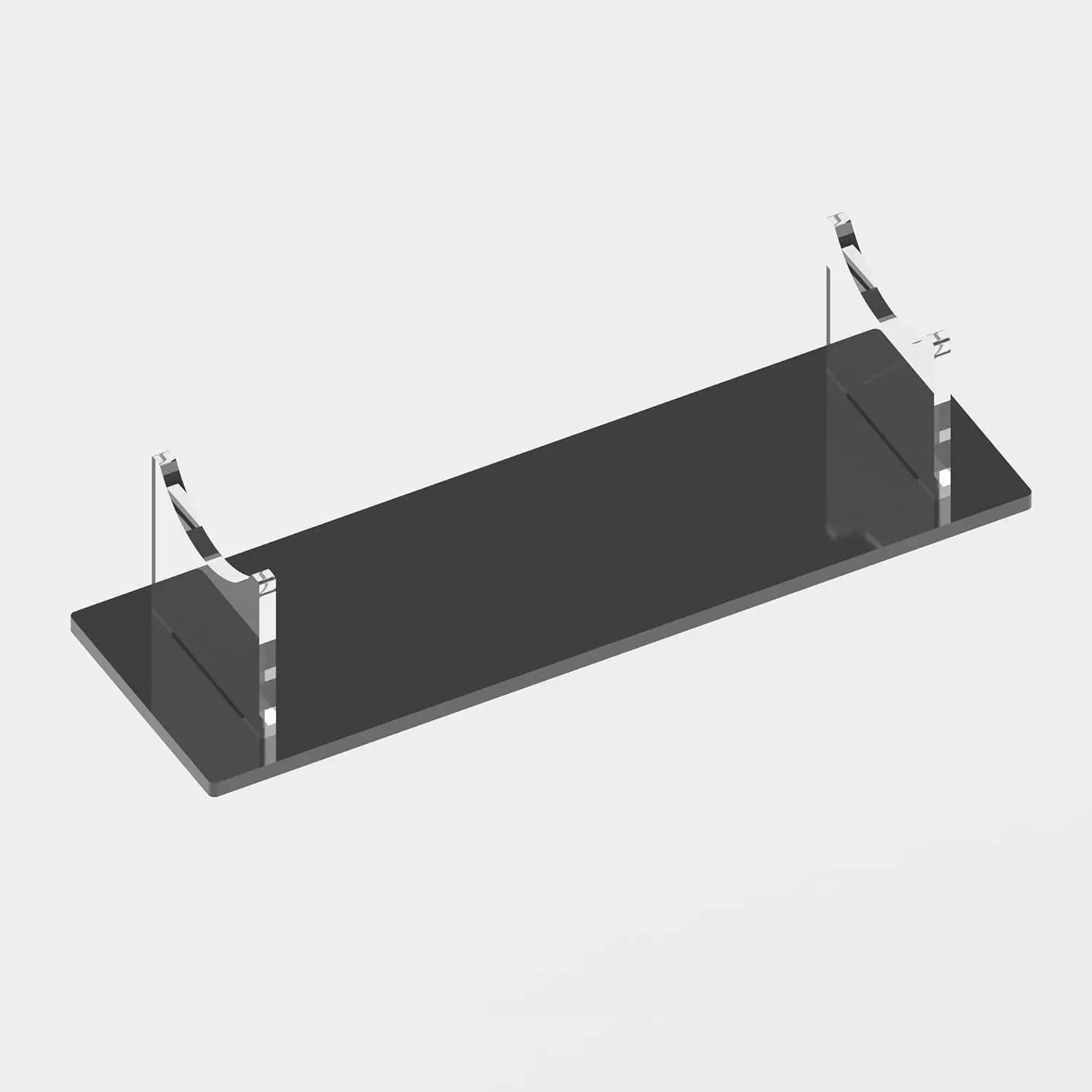 Saber Stand - Multi-Function Display Stand for Swords, Daggers, Wands & Collectibles, Transparent Desktop Holder for Displaying Light Sword & Other Long Items, Black Base, 1Pack