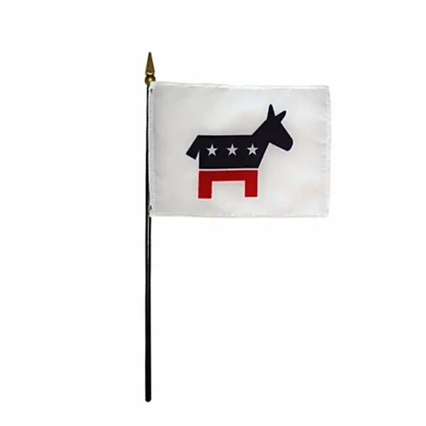 Plastic 4x6 in. Eb Democrat Mounted Backdrops, 12-Pack Festive & Party Home Supplies