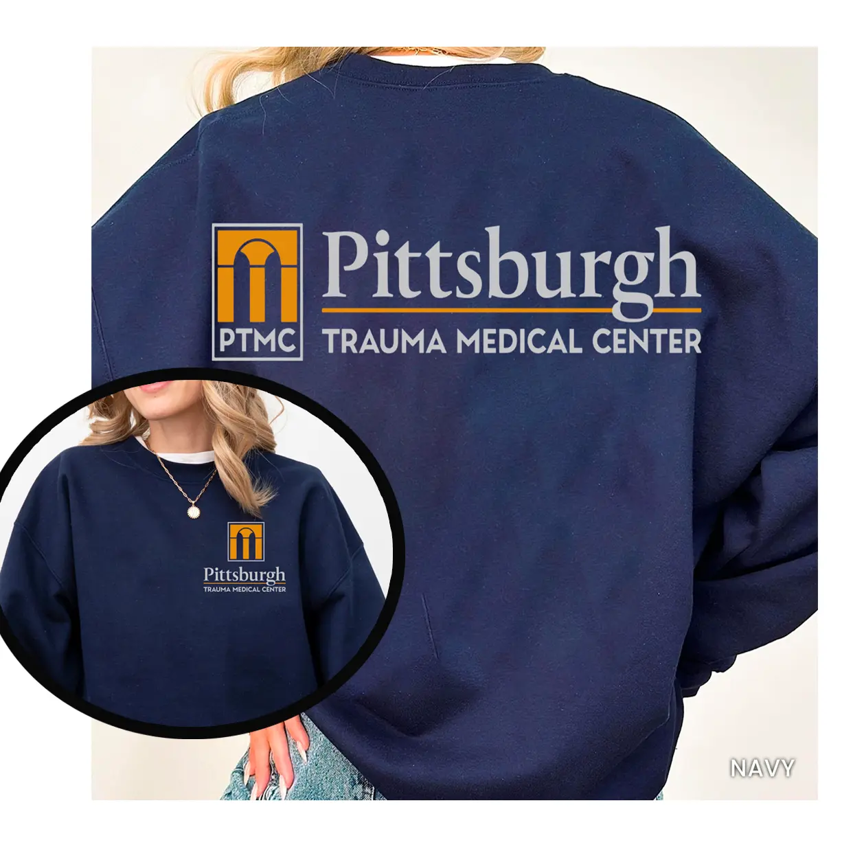 Pittsburgh Trauma Medical Center Sweatshirt Hoodies Vintage Fan Merch Unisex T-Shirt, TV Show, Gift For Her