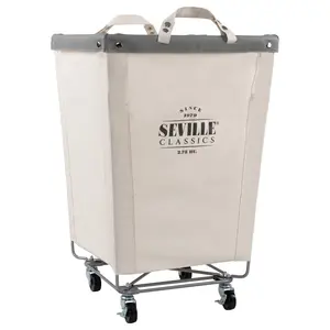 Heavy-Duty Rolling Laundry Hamper