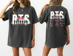 Kpop Tracklist Tour Shirt 2026 Concert Tee Arirang Style Album Songs Fan Shirt Unisex Kpop Merch Gift for Fans