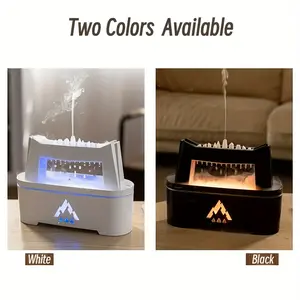 10.14oz Soundwave Technology Aroma Humidifier & Diffuser - Essential Oil Compatible, Quiet Mist For Bedroom & Office, Colorful Lights, Rain Cloud Design, Perfect Christmas Gift, For Winter