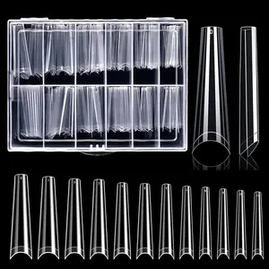 Transparent Nail Tip Set, 240pcs/box Nail Art Kit, Nail Art Accessories for Women & Girls, DIY Nail Art Kit, Nail Extension Kit