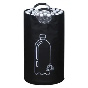 Foldable Laundry Basket, Large Capacity Recycling Storage Bucket Made from Coke Bottles, Household Clothing and Toy Sorting Storage Bag, Bathroom and Living Room Storage Basket, Laundry Basket Sorter