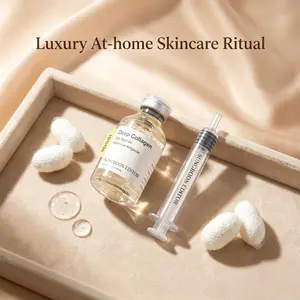 Sungboon Silk Lifting Peptide Ampoule 30ml Peptides & Deep Collagen Wrinkle Care Face Lift Plumping Smooth Anti Aging Korean Skincare