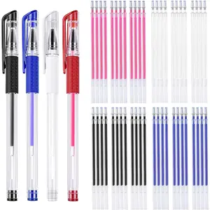 4 count Heat Erasable Pens for Fabric with 28 Refills Fabric Marking Pens Fabric Markers for Quilting Sewing DIY Dressmaking Fabrics Tailors Chalk(32)