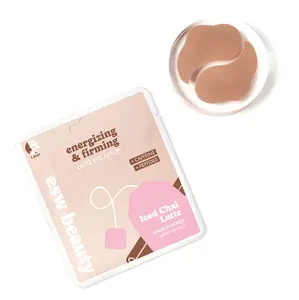 [ESW Beauty Official] Iced Chai Latte Eye Patches, for puffy eyes, fine lines, dark circles, sea moss, carrageenan, hydrating, nontoxic, clean beauty