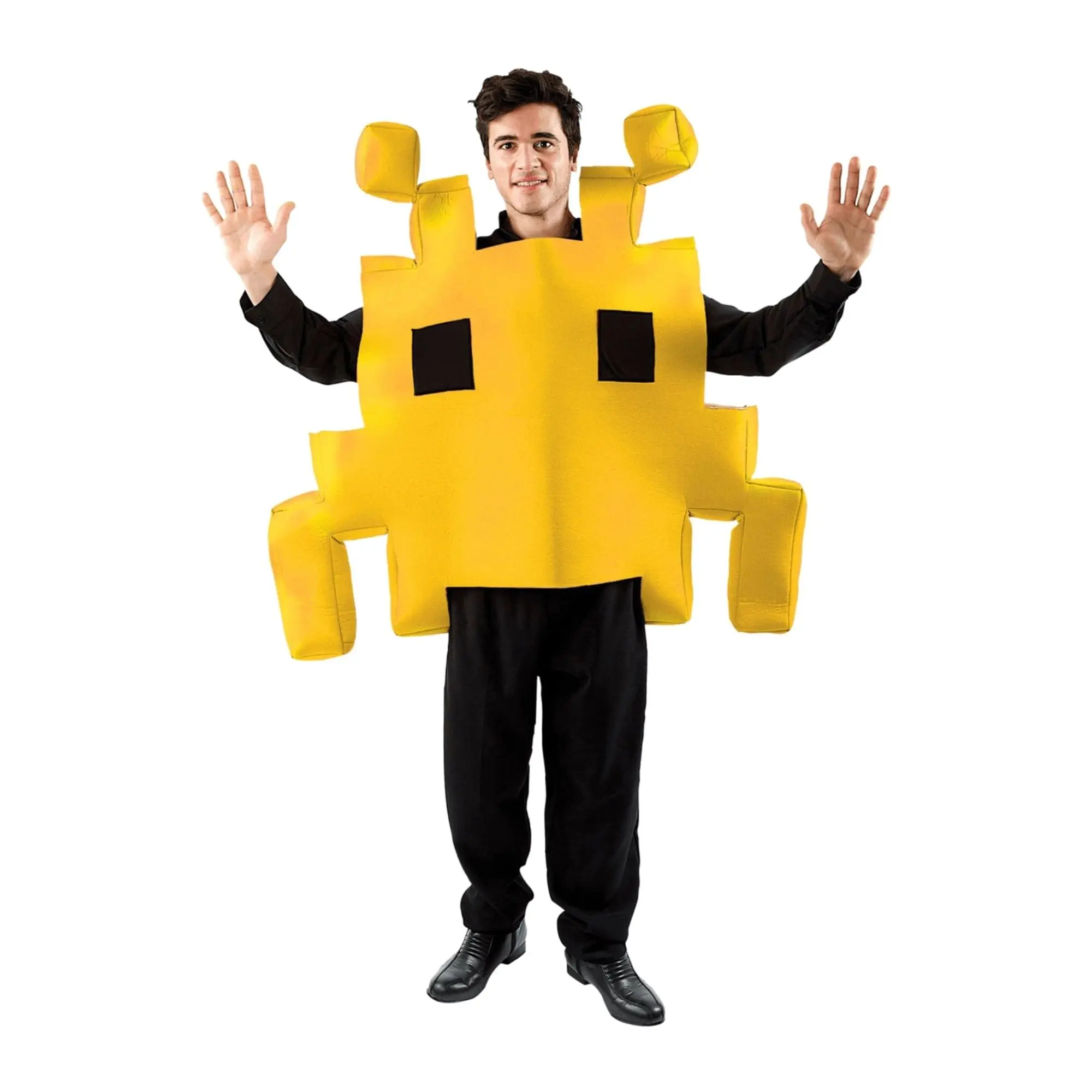 Yellow Space Arcade Game Adult Costume, Dress, Clothes