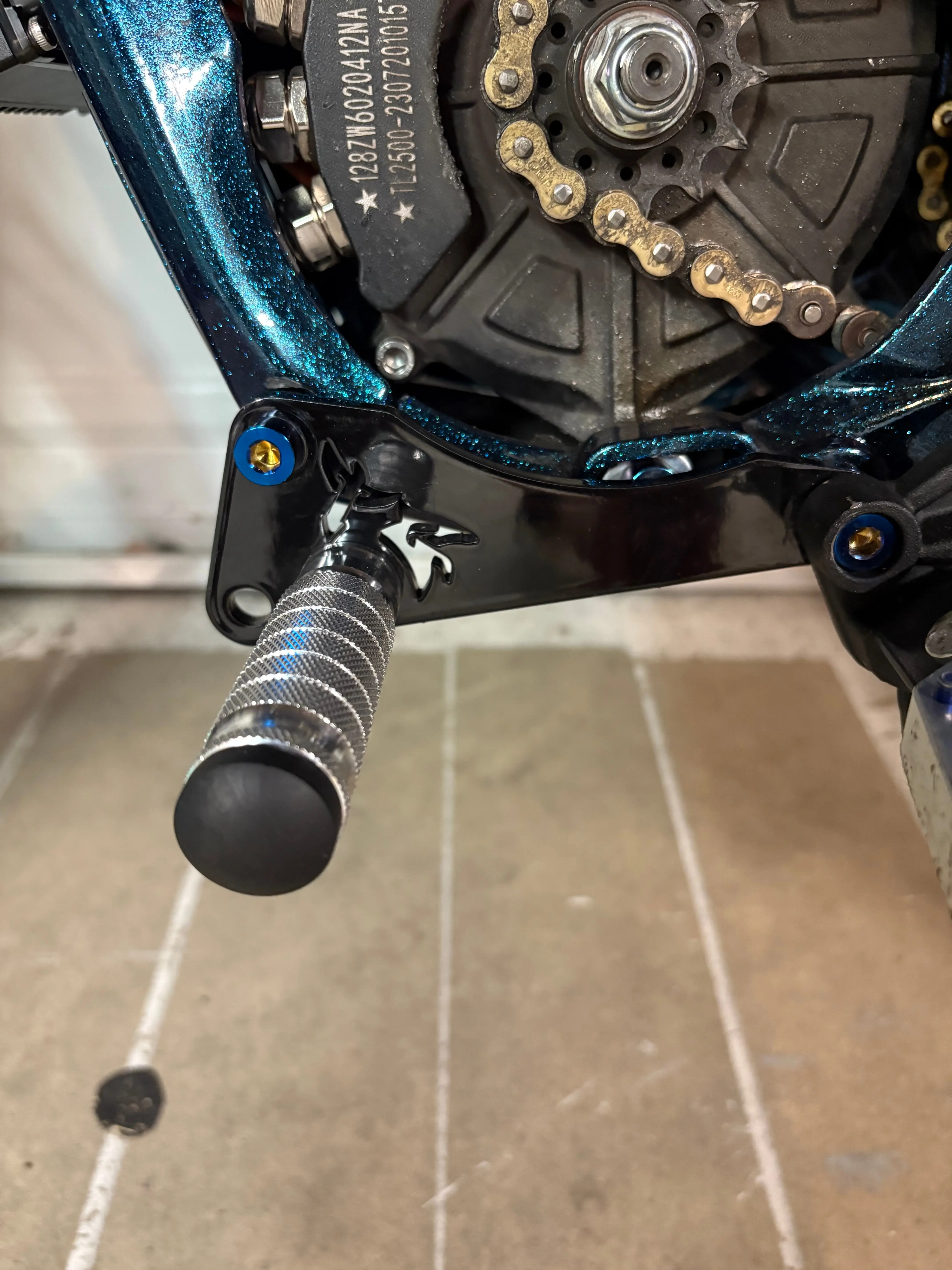 Talaria X3 footlock and bracket