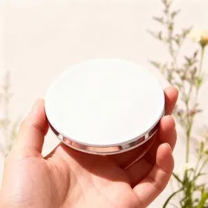 1pc LED Handheld Travel Makeup Mirror, 1x2x Magnification, Adjustable Light, Dual-Sided, Ideal Gift for Women, Blue