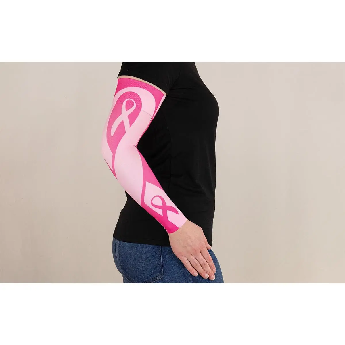 Ribbon Gradient Compression Arm Sleeve