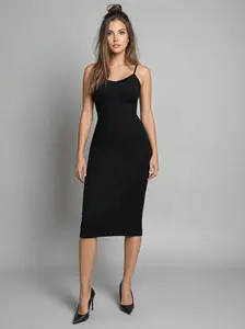 Seamless Women's Full Shapewear Slips for Under Dresses - Tummy Control Body Shaper Casual Light