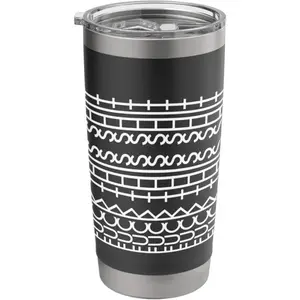 Hidden Message Stainless Steel Insulated Tumbler, Funny Hidden Message Coffee Tumbler, Secret Quote Cup | Double-Wall Vacuum Coffee Tumbler for Hot/Cold Drinks, for Coworkers