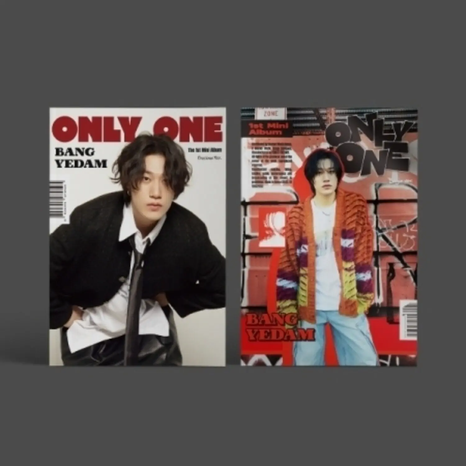 Bang Yedam - Only One - incl. 88pg Photobook, Photocard, Film Photo, Sticker, Postcard + Poster  [COMPACT DISC - CD] Postcard, Photo Book, Photos, Poster, Stickers, Asia - Import
