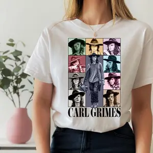 CarI Grimmes The WaIking De4d T-Shirt, Twd Sweatshirt, Hoodies For Men,Movie Character Tee