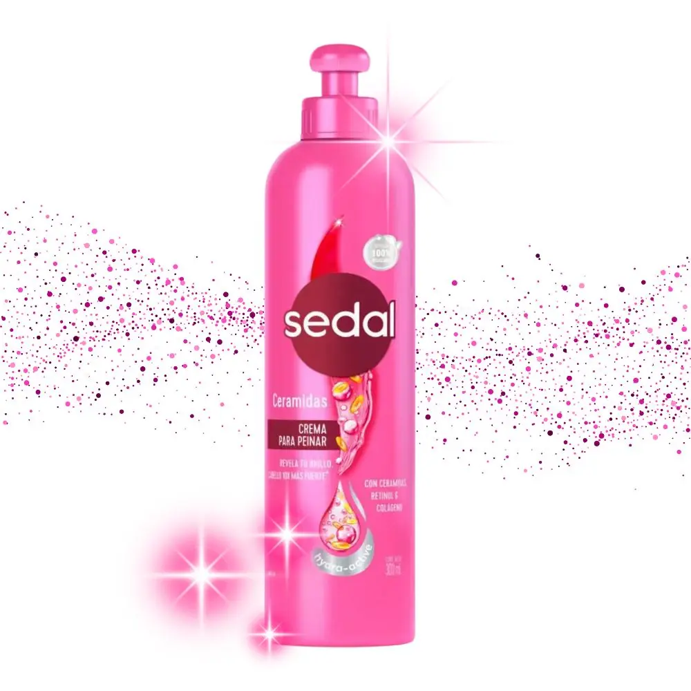 SEDAL CREMA PARA PEINAR  BRILLO CERAMIDAS x300ml