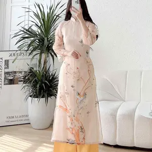 Áo dài organza - Vietnamese traditional dress