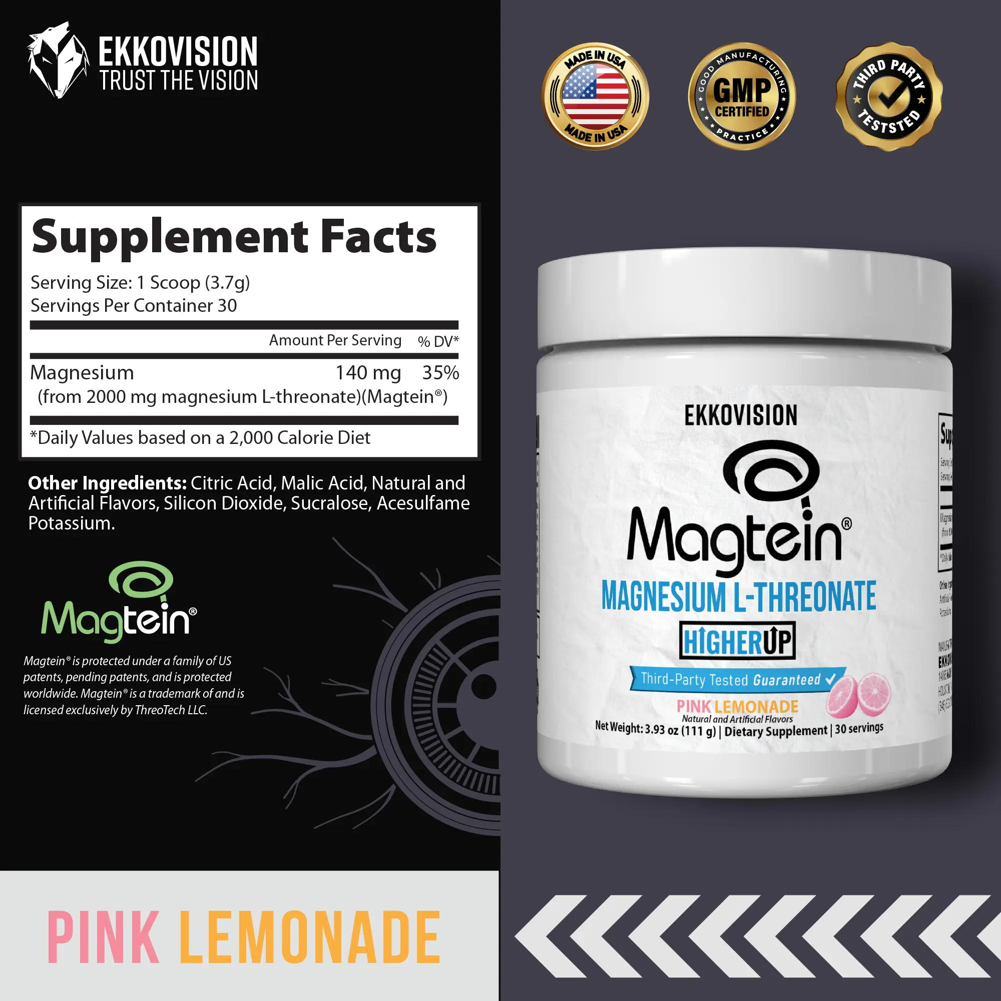 Powder - Pink Lemonade 30 Servings