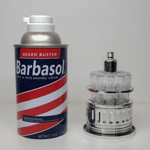 Jurassic Park Inspired Dinosaur DNA Barbasol Can Freezer Jar – Movie Prop Replica, Classic Sci-Fi Display Decoration for Home Desk Shelf, Collectible Shaving Can Style Jar, Unique Gift for Boyfriend, Movie Fans & Dinosaur Lovers