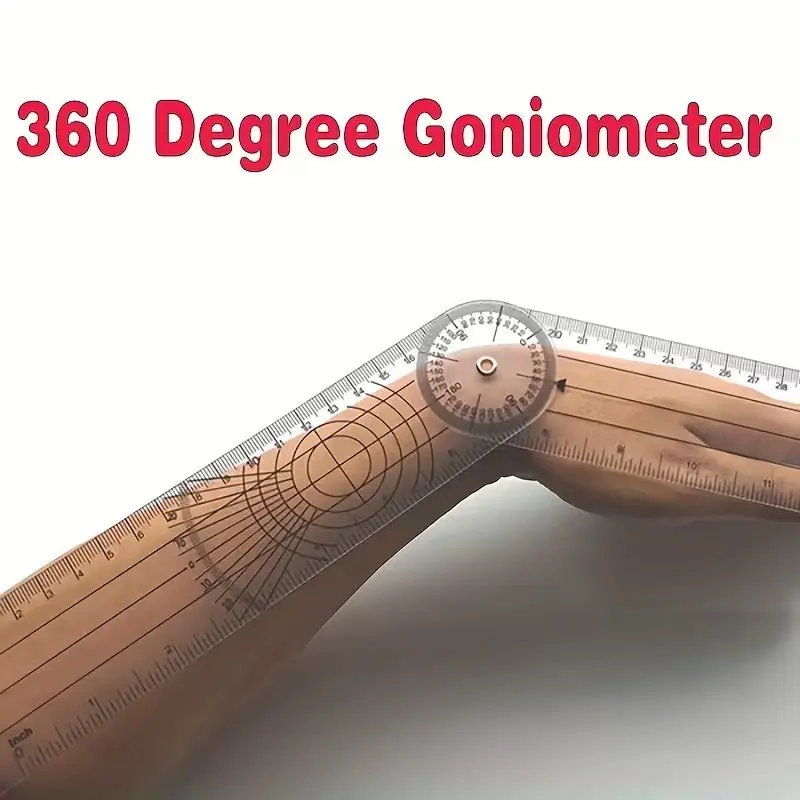 360-Degree Protractor Colorful Angle Measuring Template Ruler, Essential for Handmade Desks, Drawing, Repair, Office & School Supplies