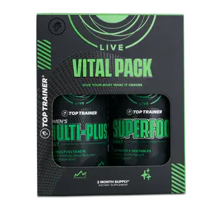 Top Trainer Women's Vital Pack - Multi-Plus Multivitamins & Superfood Daily for Gut Support, Immunity, and Daily Energy - Fitness, Healthcare