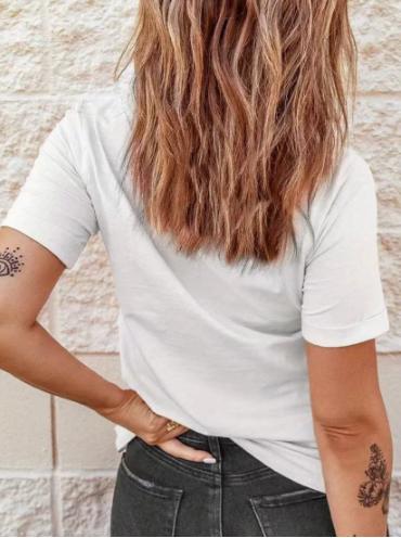 Women’s Plus Size Motivational Graphic Tee – “Survived Too Many Storms” Quote Shirt, Colorful Print, Soft Stretch Casual Summer Top