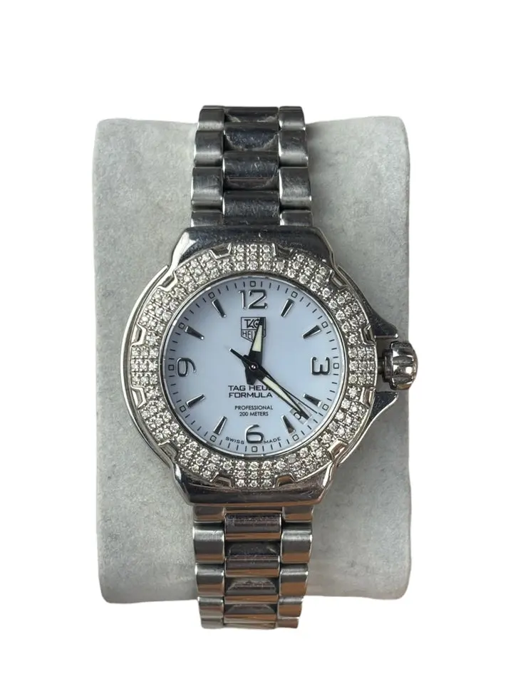 Pre-owned Tag Heuer Formula 1 Lavender Dial Diamond Bezel