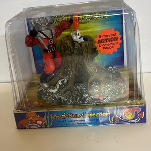 Action Air Fish Tank Ornament, Aquatic Pet Hiding Spots Decoration for Fish & Aquatic Supplies