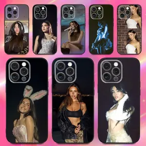 Madison Beer American Phone Case For iPhone 16,15,14,13,12,11,Pro,Max,Plus,X,XS,XR,SE,8,7,Mini,Soft Silicone Black Case