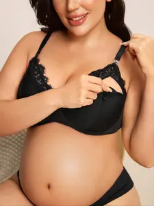 Plus Size Nursing Bra, Comfortable Maternity Underwear, Adjustable Straps, Soft Fabric, Ideal for Pregnancy & Postpartum Care, Maternity Bras