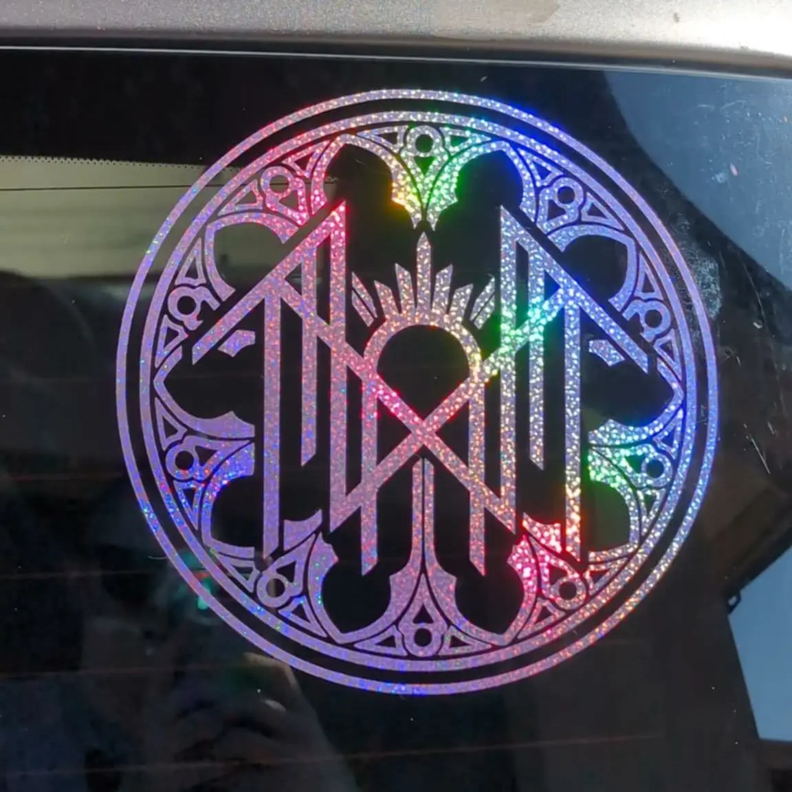 Sleep Token Cathedral Window Vinyl Car Decal- TikTok Music Merch- Weather resistant vinyl car decal for Sleep Token Music Fans