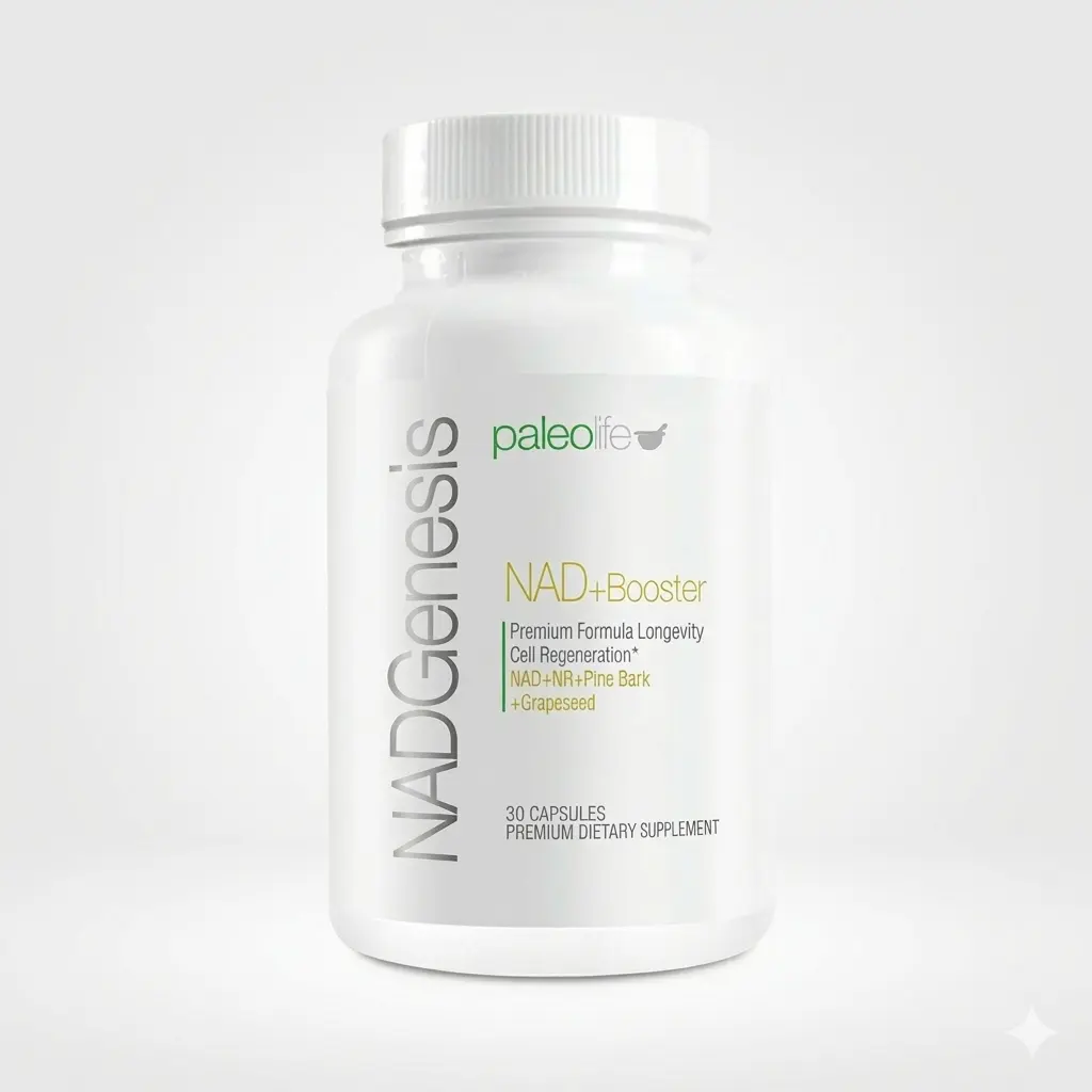 NADGenesis Cellular Energy & Anti-Aging Support - Advanced NAD+ Booster for DNA Repair & Vitality - Supports Focus, Metabolism & Longevity - Premium Nicotinamide Riboside Formula - 60 Capsules
