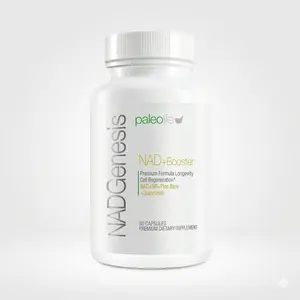 NADGenesis Cellular Energy & Anti-Aging Support - Advanced NAD+ Booster for DNA Repair & Vitality - Supports Focus, Metabolism & Longevity - Premium Nicotinamide Riboside Formula - 60 Capsules