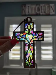 Cross Suncatcher (New Version) for Sunny Window