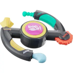 Bop It Extreme Electronic Game Interactive Party Game for 1 or More Players Fast Action Reflex Skill Game for Kids Teens Ages 8+ 4 Exciting Modes Including One On One Mode Classic Handheld Family Party Game Gift for Game Night