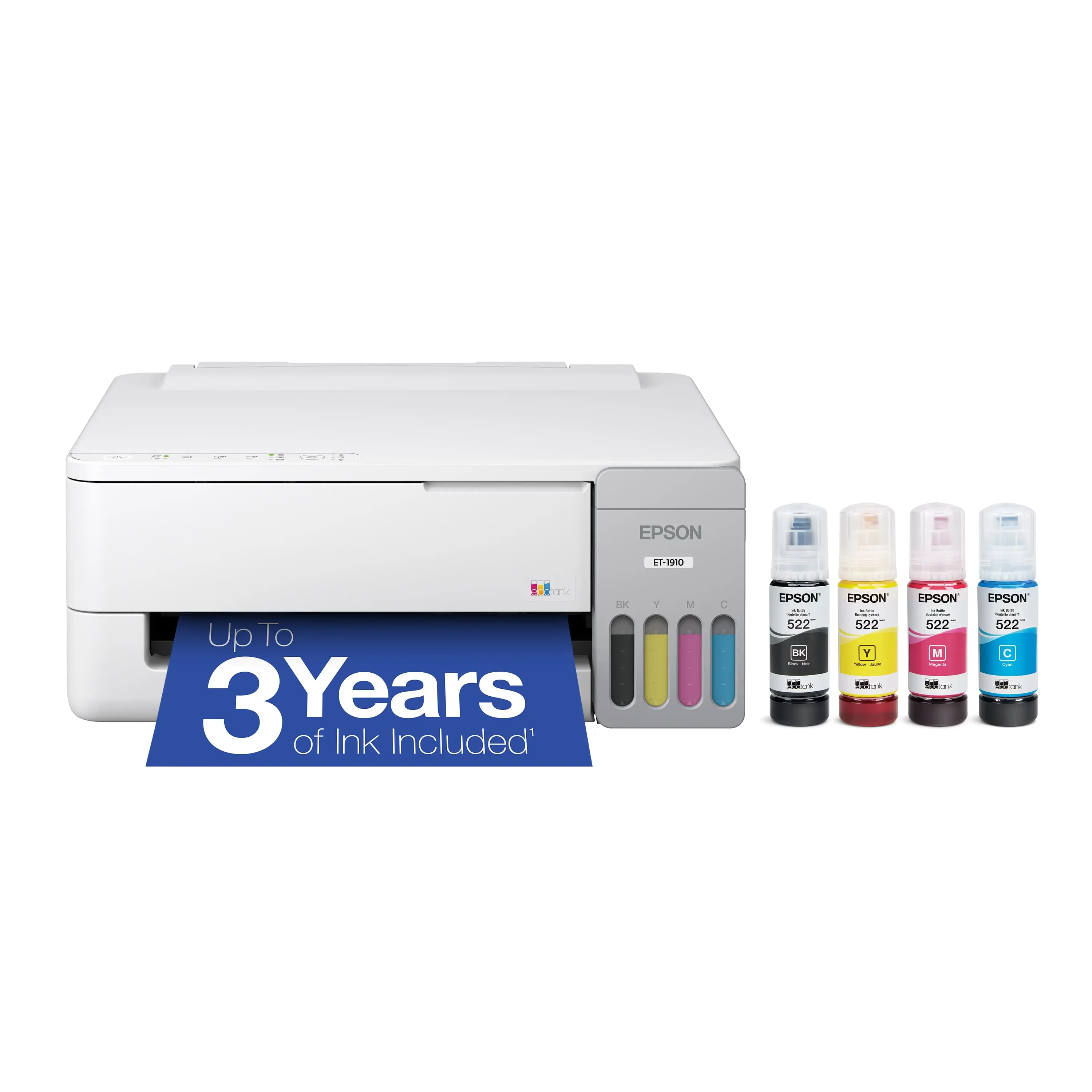 EcoTank ET-1910 Wireless Color Single-Function Supertank Inkjet Printer (C11CL65202)