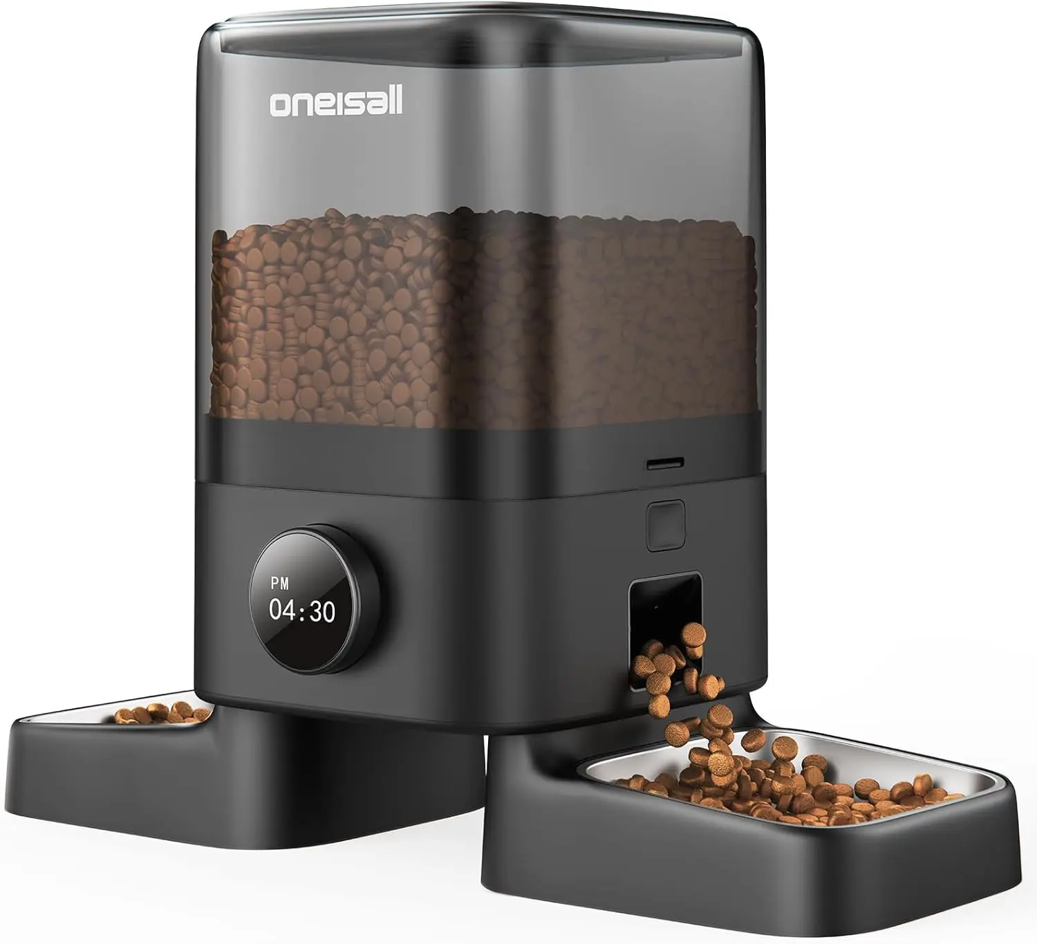 Automatic Cat Feeder for 2 Cats, 20 Cups/5L Auto Cat Feeder, Automatic Cats Food Dispenser for Small Pets Indoor, Timed Pet Feeder for Dry Food