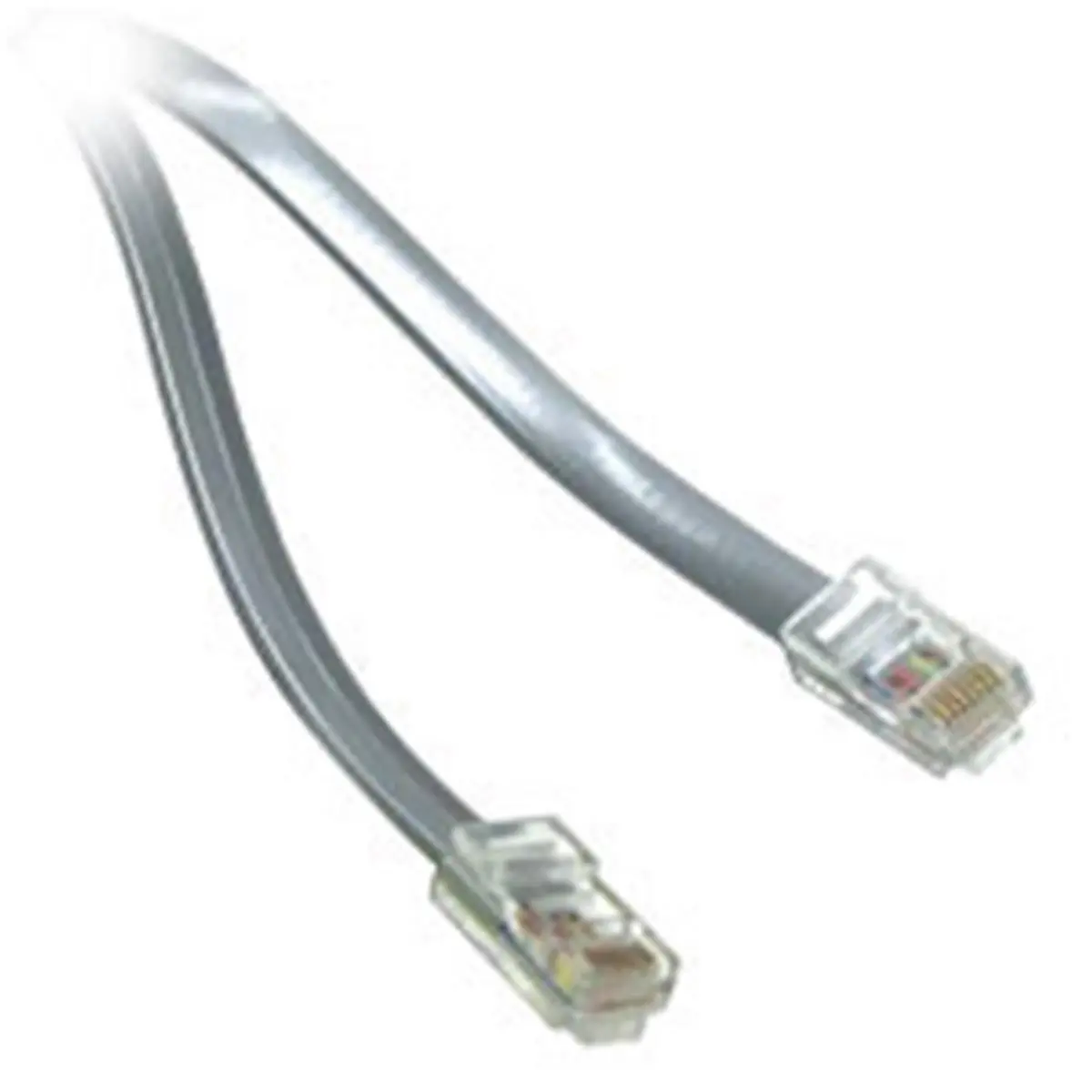 212 MAIN 25ft RJ12 6P6C Straight Modular Cable - RS232 Mod., Voice/Data Capable, Cost-Saving, Custom Length Option