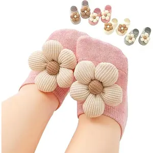 Women's 4-Pair No-Show Socks - Cute Kawaii Animal & Floral Print, Non-Slip Silicon Grip, Soft Breathable Princess Style Low-Cut Footies for Summer Casual Wear
