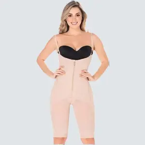 Diane & Geordi 2395 | Capri Tummy Control Butt Lifter Shapewear | Colombian Postpartum Girdle / Powernet