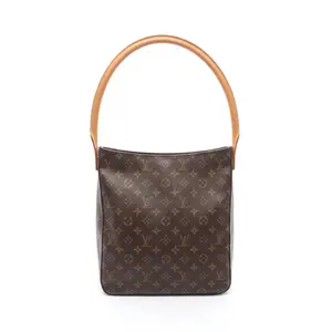 Pre-owned Louis Vuitton Canvas Shoulder Bags Looping GM Monogram Shoulder Bag